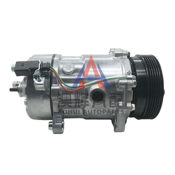 Volkswagen Car Air Conditioning Compressor 1J0820803F 12V 6PK 118mm